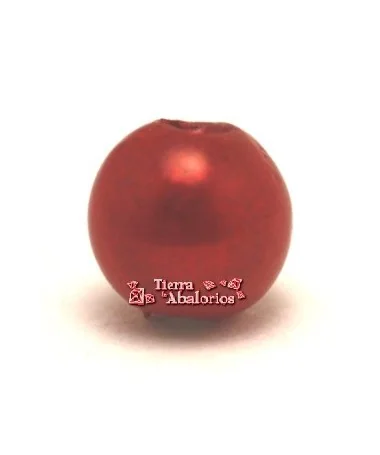 Bola Mágica 4mm Agujero 1,2mm Rojo (100 uds.) Bola Mágica 4mm Agujero 1,2mm Rojo