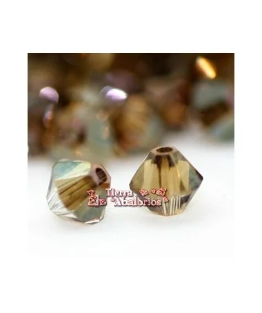 Tupi Swarovski 4mm, Bronze Shade