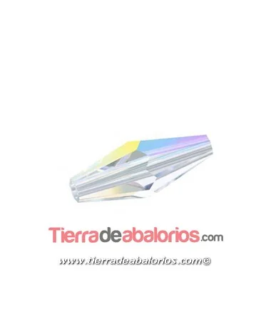 Tupi Alargado Swarovski 15x6mm, Cristal AB Tupi Alargado Swarovski 15x6mm, Cristal AB