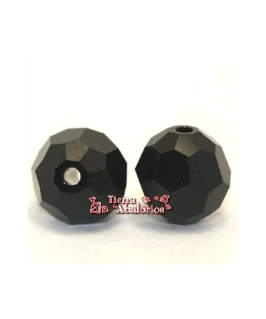 Bola Facetada Swarovski 4mm Jet