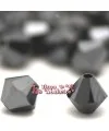 Tupi Swarovski 3mm - Jet Hematite 2x