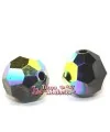 Bola Facetada Swarovski 8mm, Jet AB