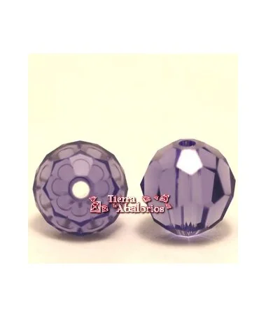 Bola Facetada Swarovski 8mm, Tanzanite Bola Facetada Swarovski 8mm, Tanzanite