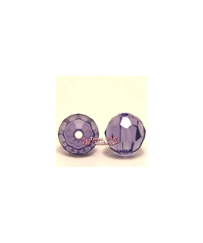 Bola Facetada Swarovski 8mm, Tanzanite