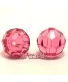 Bola Facetada Swarovski 8mm, Rose