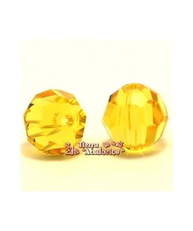 Bola Facetada Swarovski 8mm, Light Topaz Bola Facetada Swarovski 8mm, Light Topaz