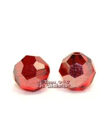 Bola Facetada Swarovski 8mm, Light Siam Satin Bola Facetada Swarovski 8mm, Light Siam Satin