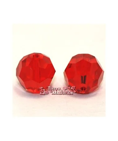 Bola Facetada Swarovski 8mm, Light Siam Bola Facetada Swarovski 8mm, Light Siam