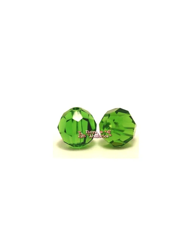 Bola Facetada Swarovski 8mm, Fern Green