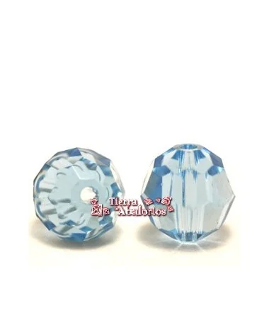 Bola Facetada Swarovski 8mm, Aquamarine