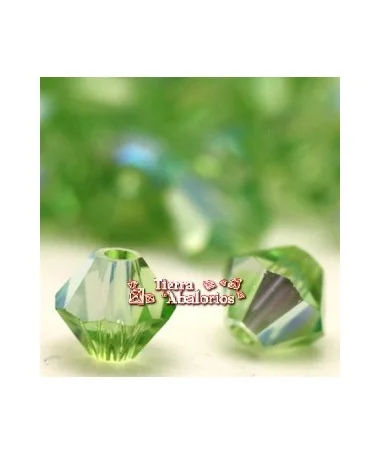 Tupi Swarovski 4mm, Peridot AB