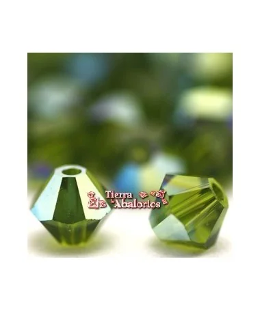 Tupi Swarovski 4mm, Olivine AB Tupi Swarovski 4mm, Olivine AB