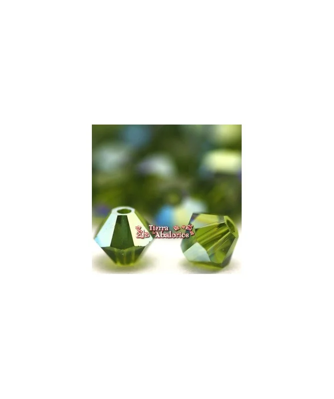 Tupi Swarovski 4mm, Olivine AB