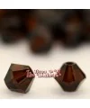 Tupi Swarovski 4mm, Mocca