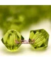 Tupi Swarovski 4mm, Light Olivine