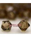 Tupi Swarovski 4mm, Light Colorado Topaz Satin