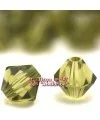 Tupi Swarovski 4mm, Khaki