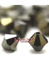 Tupi Swarovski 4mm, Jet Nut 2X