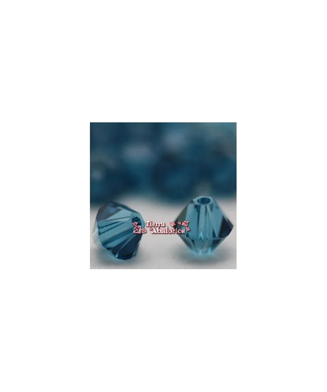 Tupi Swarovski 4mm, Indicolite