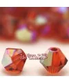 Tupi Swarovski 4mm, Indian Red AB