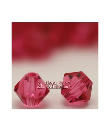 Tupi Swarovski 4mm, Indian Pink