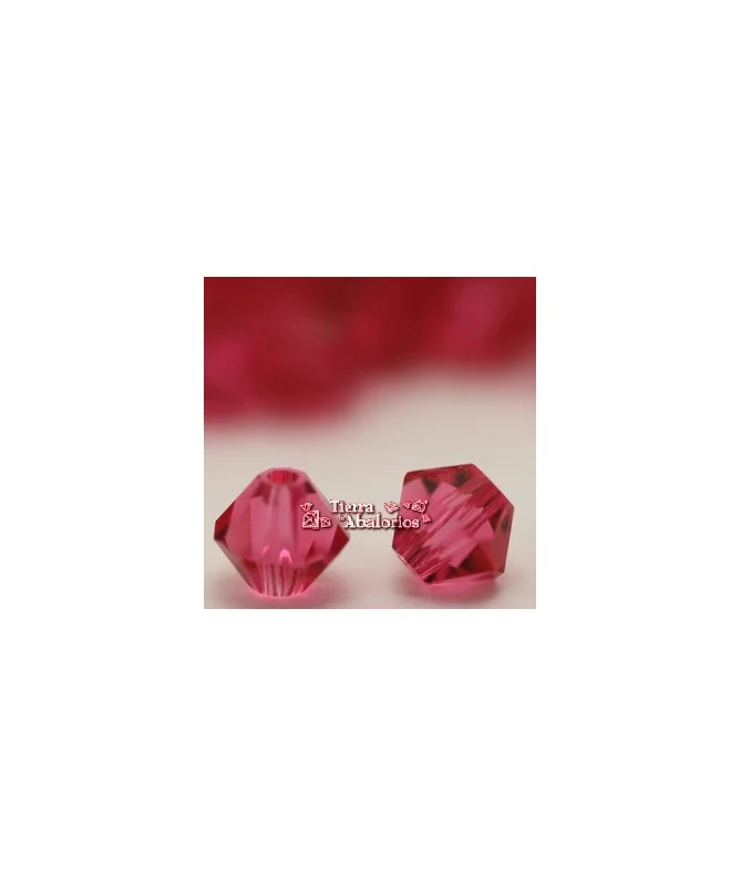 Tupi Swarovski 4mm, Indian Pink