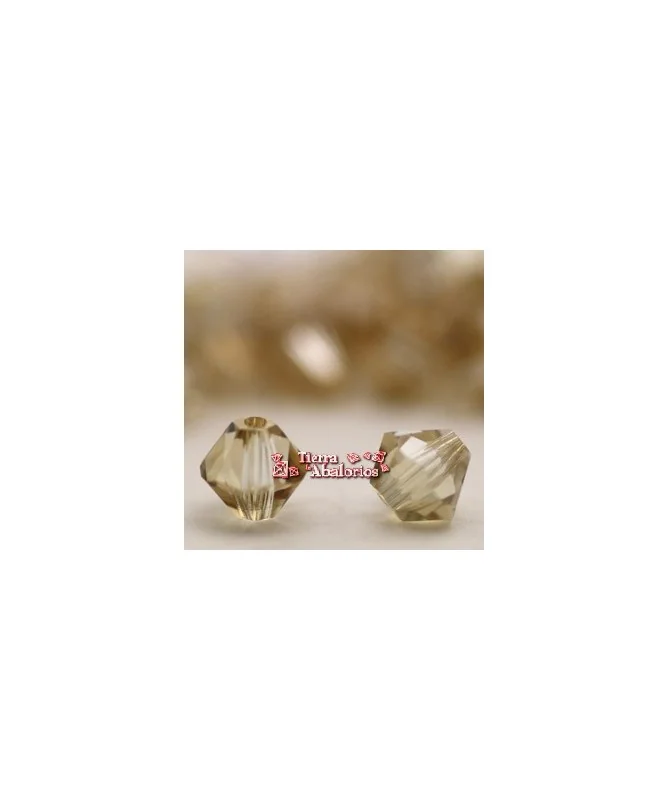 Tupi Swarovski 4mm, Golden Shadow