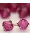 Tupi Swarovski 4mm, Fucsia