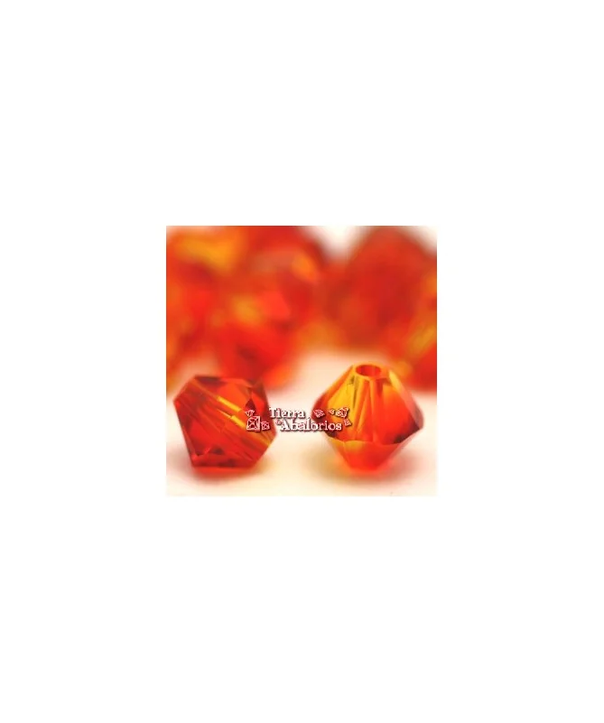 Tupi Swarovski 4mm, Fireopal