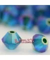 Tupi Swarovski 4mm, Esmeralda AB2X