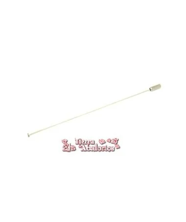 Agujón Alfiler 120mm con Tope Plano, Plateado Agujón Alfiler 120mm con Tope Plano, Plateado