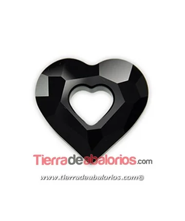 Swarovski Pendant Miss U Heart 17mm, Jet Swarovski Pendant Miss U Heart 17mm, Jet