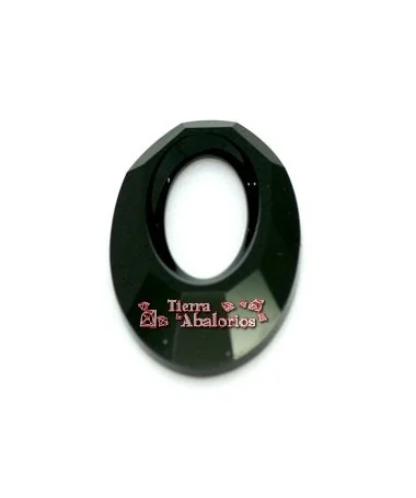 Colgante Helios Swarovski 20mm, Jet