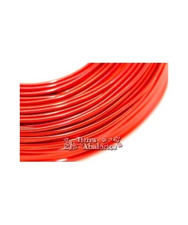 Hilo de Aluminio Moldeable 2mm, Rojo