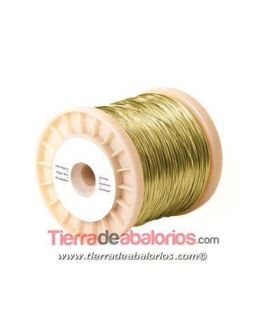 Hilo de Aluminio Moldeable 1,5mm, Amarillo