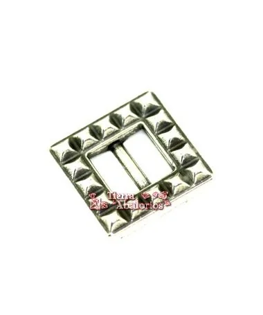 Entrepieza Pasador 20mm Agujero 10mm, Plateado