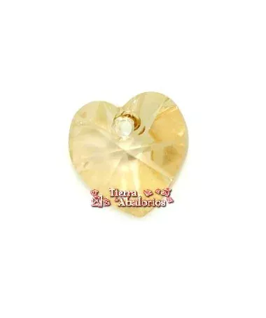 Corazon Swarovski 10,3x10mm Golden Shadow Corazon Swarovski 10,3x10mm Golden Shadow