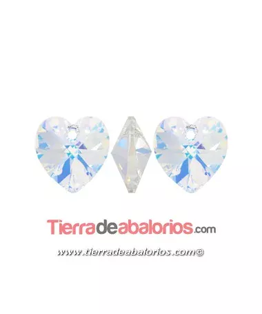Corazón Swarovski 10,3x10mm Cristal AB Corazón Swarovski 10,3x10mm Cristal AB