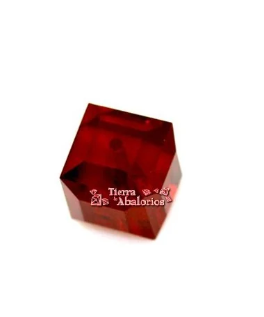 Cubo Swarovski 8mm, Siam