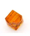 Cubo Swarovski 4mm, Topaz