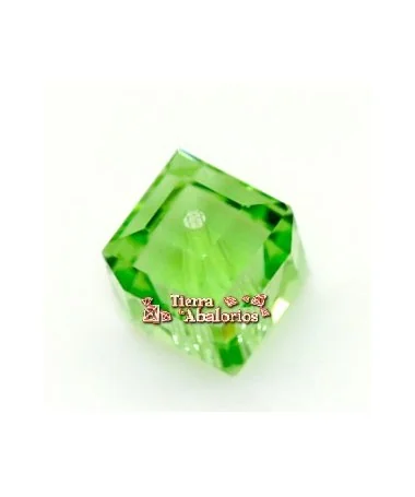 Cubo Swarovski 4mm, Peridot Cubo Swarovski 4mm, Peridot