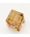 Cubo Swarovski 4mm, Light Colorado Topaz