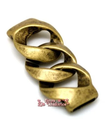 Cadena Eslabón 60x25mm Agujero 13x3mm Oro Viejo Cadena Eslabón 60x25mm Agujero 13x3mm Oro Viejo