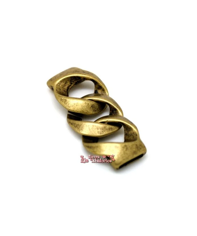 Cadena Eslabón 60x25mm Agujero 13x3mm Oro Viejo