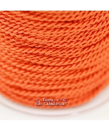 Hilo Trenzado de Poliester 2mm, Naranja