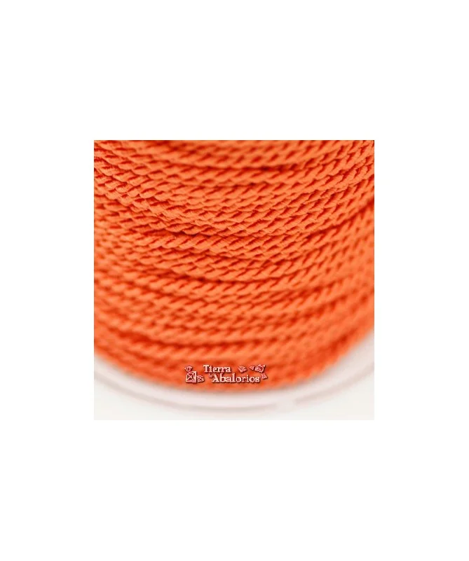 Hilo Trenzado de Poliester 2mm, Naranja