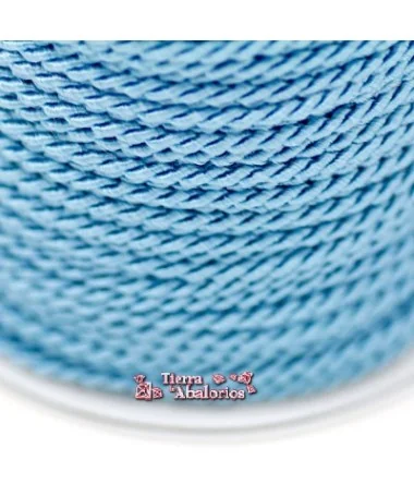 Hilo Trenzado de Poliester 2mm, Turquesa