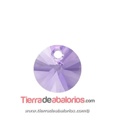 Disco Colgante Swarovski 6mm, Violet
