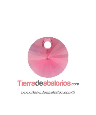Disco Colgante Swarovski 6mm, Indian Pink Disco Colgante Swarovski 6mm, Indian Pink