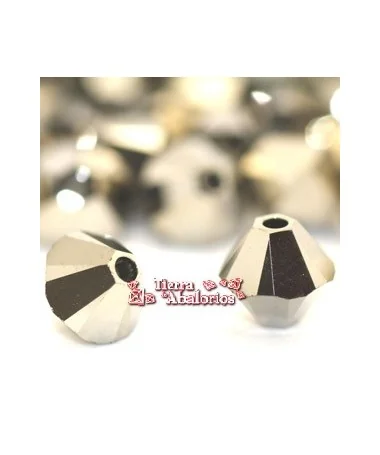 Tupi Swarovski 5mm - Light Metallic Gold